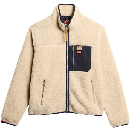 Superdry  Vintage Retro Borg Fleece Jakke