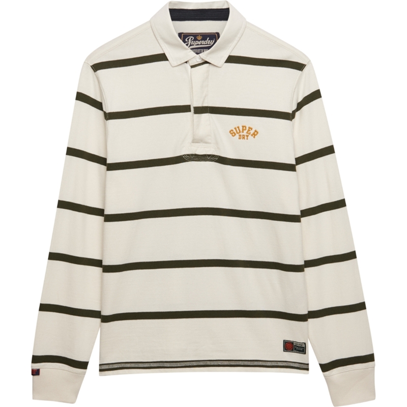 Superdry Vintage Athletic Stripe Rugby Polo T-shirt