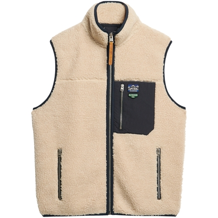 Superdry  Vintage Retro Borg Fleece Vest
