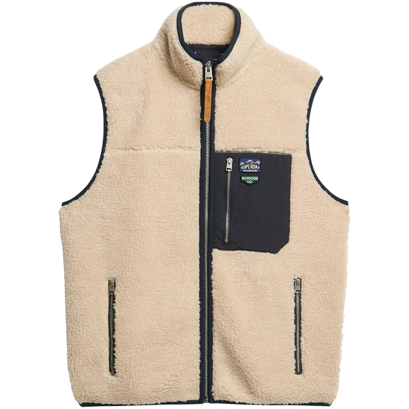 Superdry  Vintage Retro Borg Fleece Vest