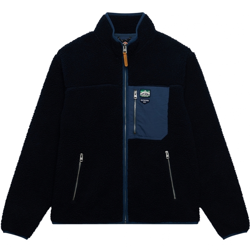 Superdry Vintage Retro Full Zip Fleece Jakke