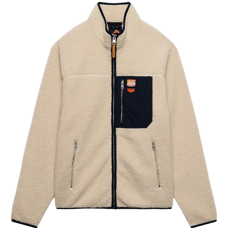 Superdry Vintage Retro Full Zip Fleece Jakke