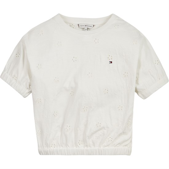 Tommy Hilfiger Broiderie Anglaise Knit Top