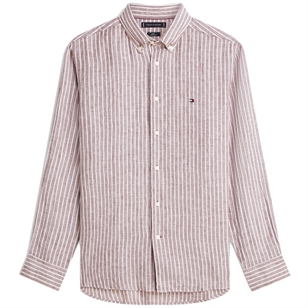 Tommy Hilfiger Bengal Stripe Linen Skjorte