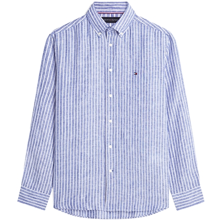 Tommy Hilfiger Bengal Stripe Linen Skjorte