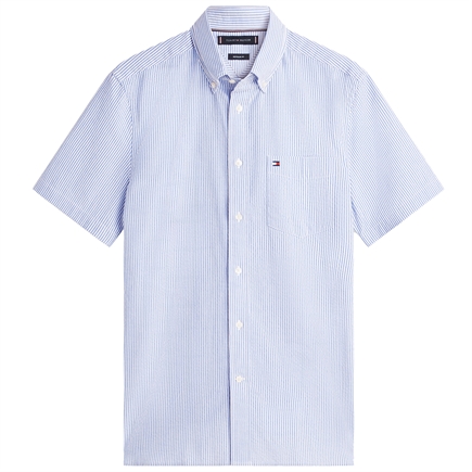 Tommy Hilfiger Bengal Stripe Seersucker Skjorte