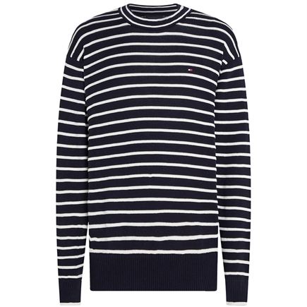 Tommy Hilfiger Breton Crew Neck Strik