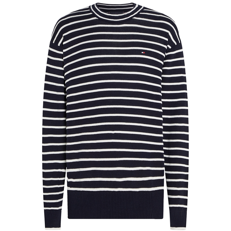 Tommy Hilfiger Breton Crew Neck Strik