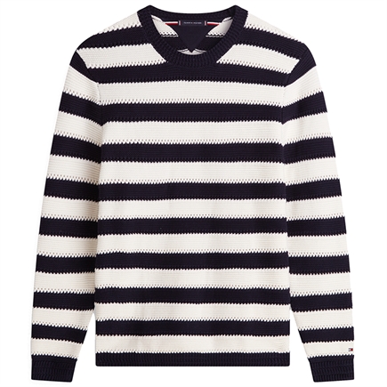 Tommy Hilfiger Crochet Block Stripe Strik