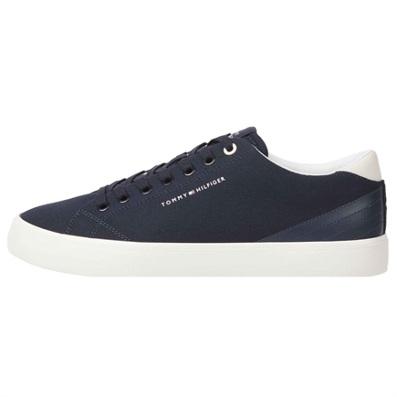 Tommy Hilfiger Essential Canvas Logo Lace-Up Sneakers