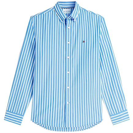 Tommy Hilfiger Flex Stripe Poplin Skjorte