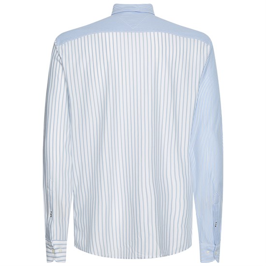 Tommy Hilfiger Knit Striped Blocking Skjorte
