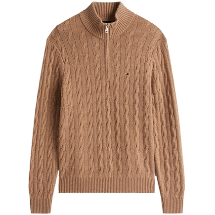 Tommy Hilfiger Lambswool Cable Zip Strik