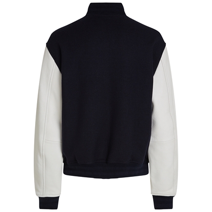 Tommy Hilfiger Leather Varsity Jakke