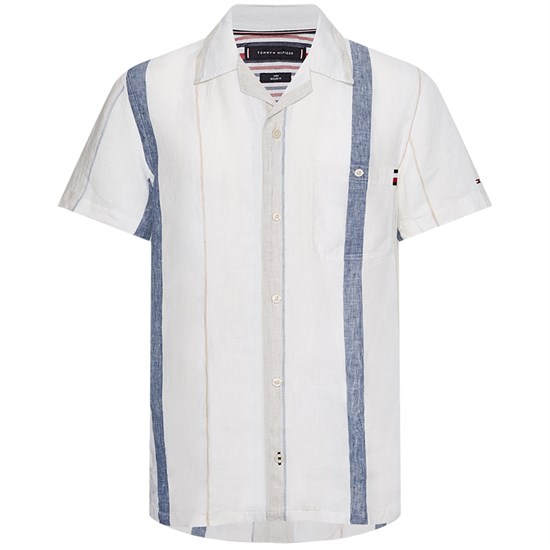 Tommy Hilfiger Linen Bold Stripe Skjorte