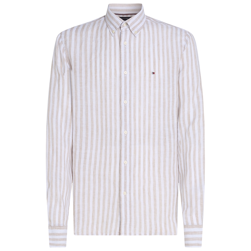 Tommy Hilfiger Linen Essential Stripe Skjorte