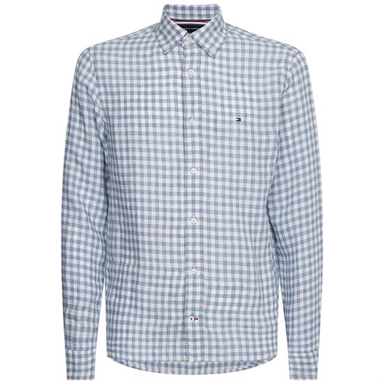 Tommy Hilfiger Linen Gingham Skjorte