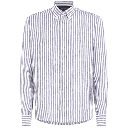 Tommy Hilfiger Bold Linen Stripe Skjorte