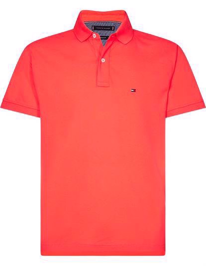 Tommy Hilfiger Regular Polo T-shirt - Washed Vermillion | Coaststore