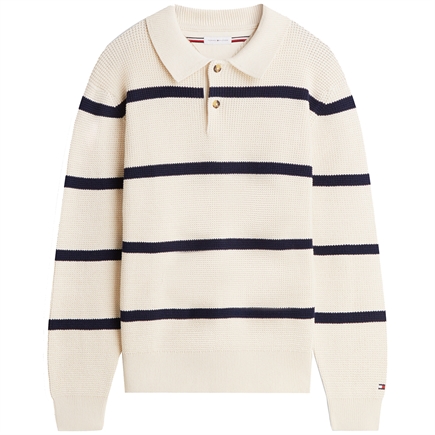 Tommy Hilfiger Waffle Structure Rugby Strik