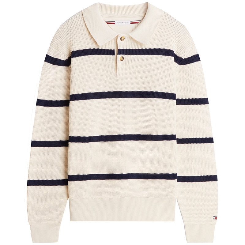Tommy Hilfiger Waffle Structure Rugby Strik