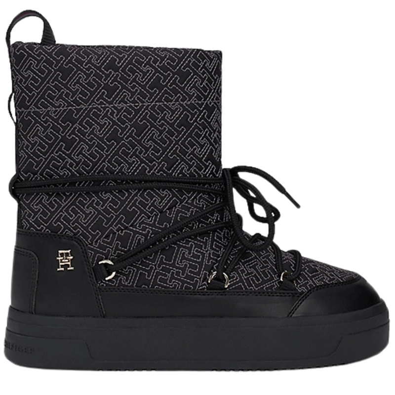 Tommy Hilfiger TH Monogram Lace-Up Snow Støvler