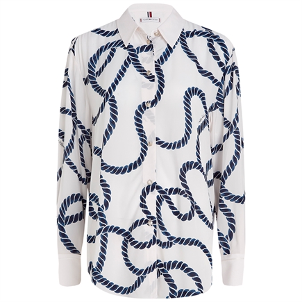 Tommy Hilfiger Coastal Rope Fleur Skjorte