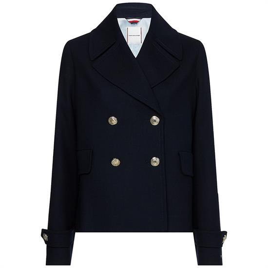 Tommy Hilfiger Double Breasted Peacoat Jakke