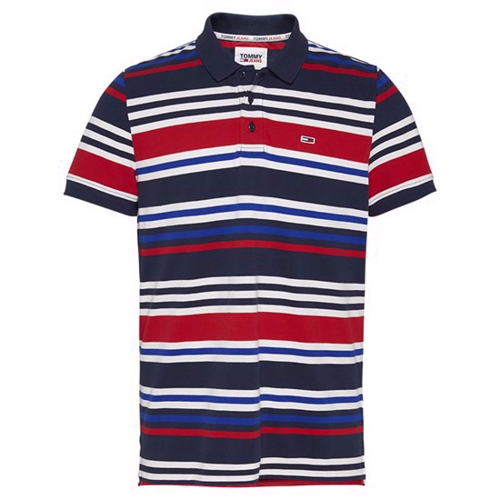 Tommy Jeans Seasonal Stripe Polo T-shirt