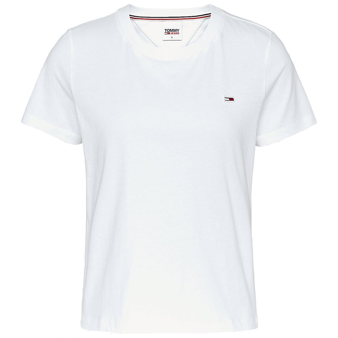 realistisk guide Bot Tommy Jeans Jersey Regular Fit T-shirt - White | Coast