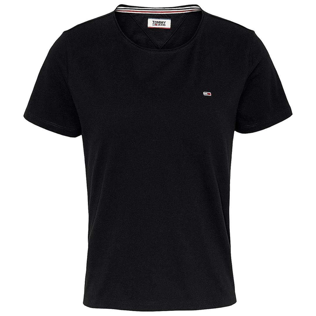 Brug for Perth vælge Tommy Jeans Jersey Slim Fit T-shirt - Black | Coast