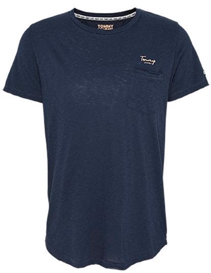 Tommy Jeans Pocket Detail T-shirt - Twilight Navy | Coaststore