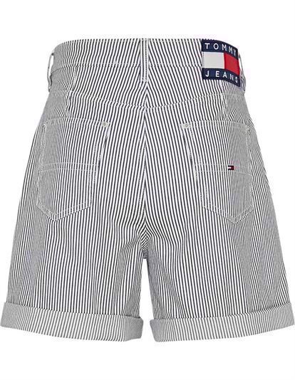 Tommy Jeans Stripe Shorts - White / Twilight Navy | Coaststore