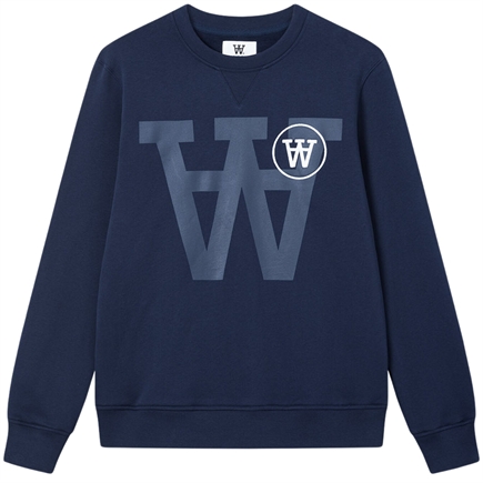 Wood Wood Tye Tonal Logo Sweatshirt