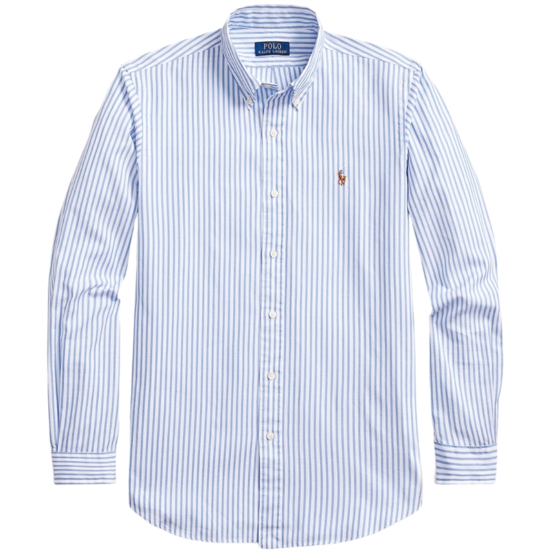 Polo Ralph Lauren Custom Fit Striped Stretch Oxford Skjorte