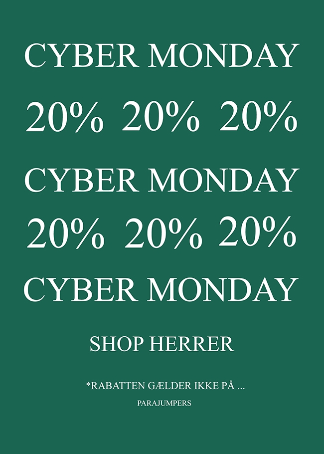Cyber Monday 2025 - Herrer